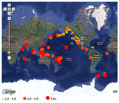 Earthquake Mashup